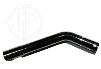 Brazo a 45掳 ABS cromado