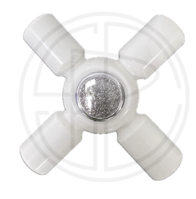 Volante Cruz 42 blanco/cromo