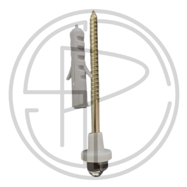 Tornillo p/inodoro 22x80 c/pl谩stico y tarugo
